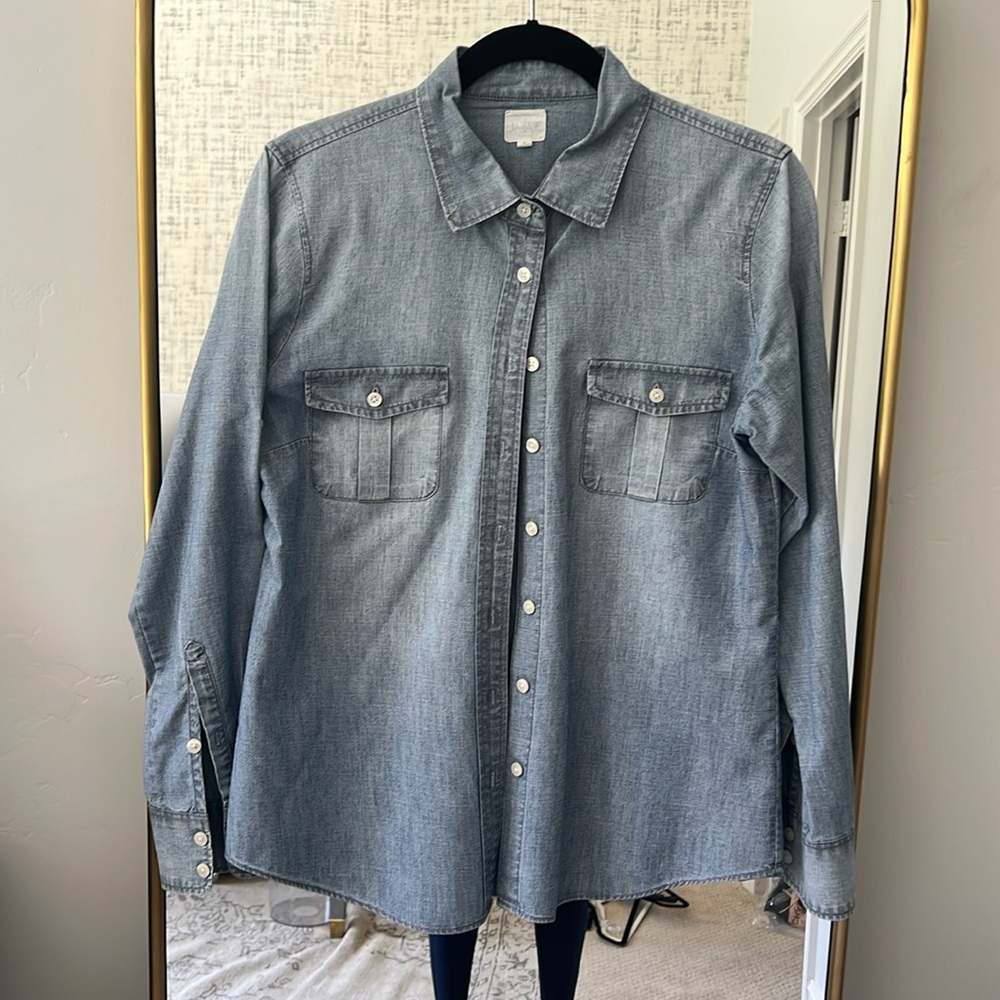 J.Crew chambray button down shirt